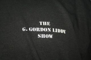 The G Gordon Liddy Show Radio Long Sleeve T Shirt Large RARE Watergate
