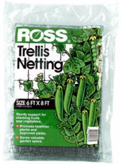 Ross 16387 6 ft x 18 ft Black Garden Trellis Netting