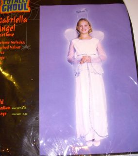Gabriella Angel Costume Child Large 10 12 NIP