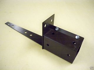 75mm Metal Wall Mount Fence Post Trellis Support