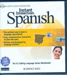 New Learn Spanish Language in Your Car on 8 Audio CDS