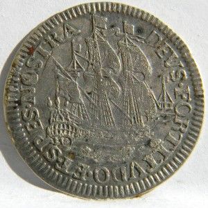 NETHERLANDS, West Friesland scarce 1678 Scheepjesschelling silver 6
