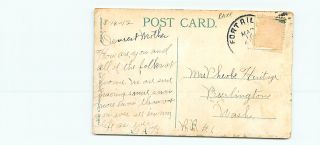 KS Fort Riley Hospital mailed 1912 K35195