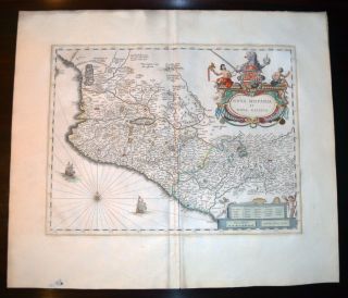  Map Nova Hispania Et Nova Galicia New Spain and New Wales
