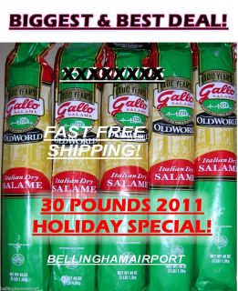 Gallo Salami 2012 Superbowl Spec 10 3 30 Pounds Party Food