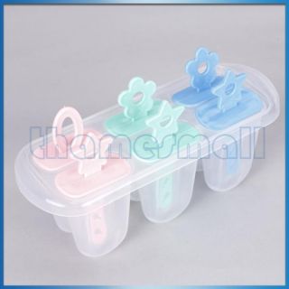  Maker Ice Cream Mold Set of 6 Freeze Pops for Party Food DIY HOT