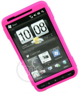 Hot Pink Hybrid Hard Case Skin Cover for HTC HD 2 HD2