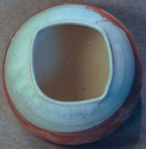 Beautiful Handmade Foss Creek Pottery Bowl Vase Signed