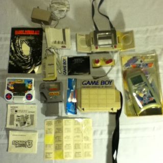  Mixed Portable Video Game Accessories Lot Nintendo Game Boy Genie Book