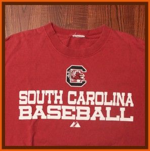 University of South Carolina Gamecocks Baseball Logo Maroon Medium