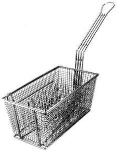 fmp fry basket nickel plated with portion control