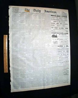  Execution Luenberg Virginia Lucinda Fowlkes Hanging Newspaper