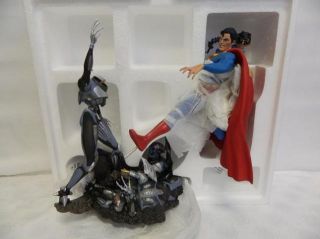 DC Direct Classic Confrontations Superman vs. Brainiac Statue Limited