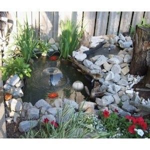 New Water Garden Koolscapes 270 Gallon Complete Pond Kit with Light