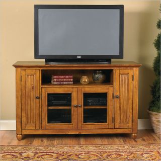 Home Styles Furniture Ponderosa Wood LCD/Plasma Pine TV Stand