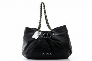 Love Moschino Satchel Black Genuine Leather Handbag JC4031PP0VLC0000