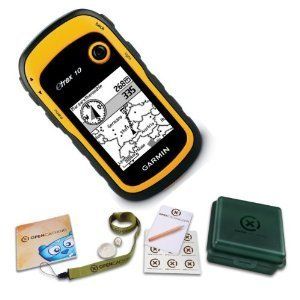 New Garmin eTrex 10 2 2 GPS Handheld Geocaching Bundle 010 00970 05