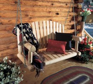  Porch Swing with Chain Outdoor Furniture Coated Hardware