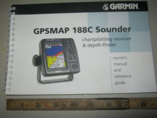  Manual and Reference Guide Garmin GPS Map 188C Sounder M75