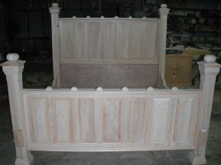  Solid Cypress King Queen Size Beds Bed Furniture Unfinished