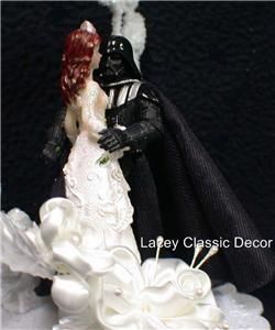 Star War Wedding Cake Topper Darth Vader with Bride Top