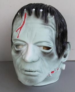 1970s Vintage Frankenstein Monster Movie Halloween Mask Traveler