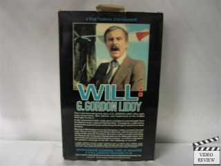 Will G Gordon Liddy VHS Robert Conrad Kathy Cannon