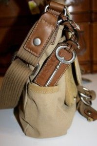 Fossil Geary Fab Messenger Khaki Bag Long Live Vintage 1954 $148
