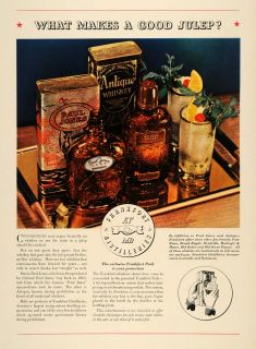 1934 Ad Frankfort Distilleries Inc. Paul Jones Whiskey   ORIGINAL