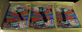 1990 Topps Dr Geeks Body Parts Gummy Candy Case 12 Box
