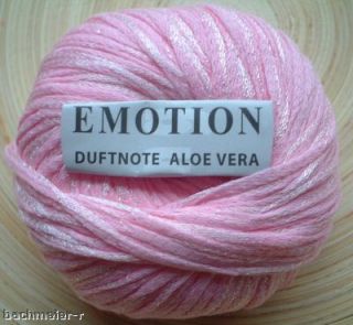 50g Emotion Baumwolle Mix Garn Mit Duft Aloe Vera