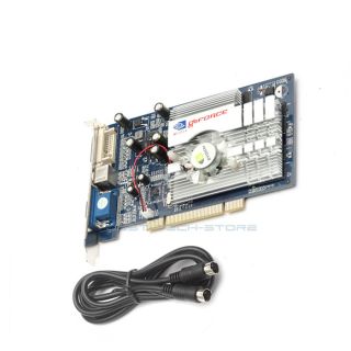 New NVIDIA GeForce GF FX 5500 FX5500 256 MB PCI 3D Video Graphics Card