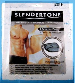  Gel Pads for System ABS and Flex Abdominal Belt 1 Pack 3 Pads