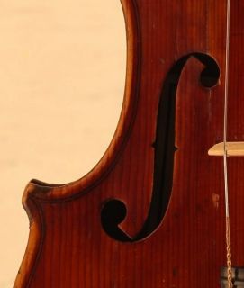 GEORGE GEMUNDER 1875 old 3 4 4 4 Violin geige violon fiddle cello