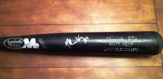 Matt Kemp Signed Autographed NICE Game Used MLB Baseball Bat LA