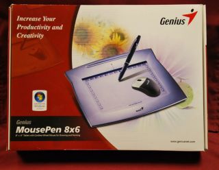 Genius Mousepen 8x6 Graphic Design Tablet
