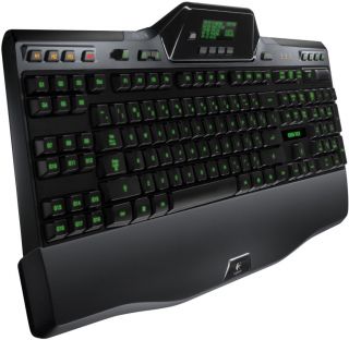 New Logitech G510 Gaming Advanced Color Keyboard with LCD 1 Year