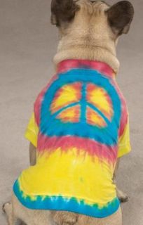 Medium Pug Scottie Westie French Bull Dog Shirt Tie Dye