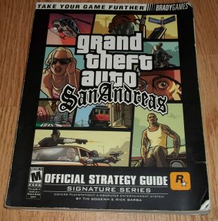 Grand Theft Auto San Andreas Strategy Game Guide Playstation 2 Brady
