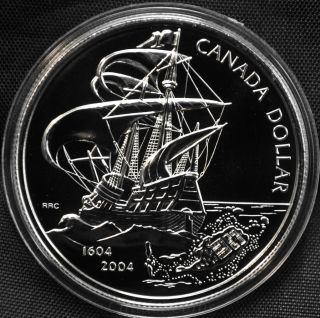  Canada $1 BU Silver Dollar 400th Anniversary French Settlement