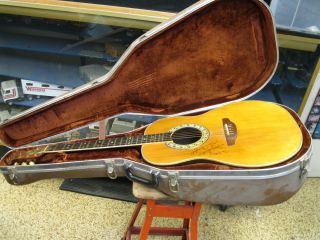 1975 Glen Campbell Series Ovation Acoustic Electric Roundback Guitar