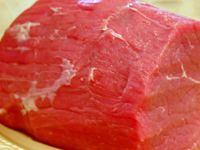 the meat we begin with usda choice eye of round this is one of the