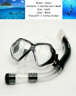 Snorkeling Gear Scuba Dive Mask Snorkel Set Aqua Water Sports