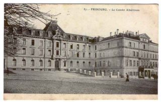 Switzerland Fribourg Le Convict Albertinum 1909 PC
