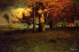 George Inness Early Autumn Montclair Oil Painting Repro
