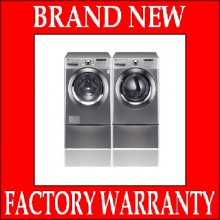 LG Steam Front Load Washer Dryer WM3360HVCA DLEX3360V