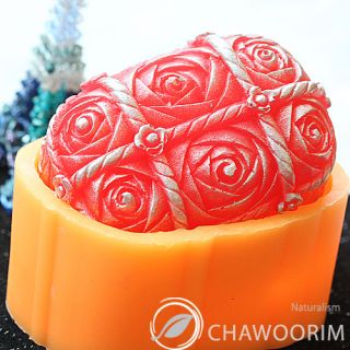 Rose Garden 04 Silicone Soap Molds Candle Molds Crafts Candle & Soap