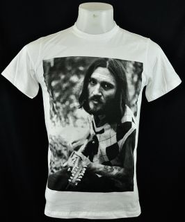 White T Shirt John Frusciante RHCP Rock Punk Tee Size L
