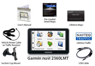 Garmin Nuvi 2360LMT GPS Vehicle Navigation System