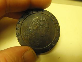  Two Penny Tuppence Cartwheel Coin Georgius III D G Rex Britania